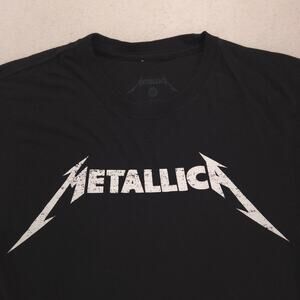 Metallica Band Short Sleeve Crew Neck Shirt Womens Size Medium M Black